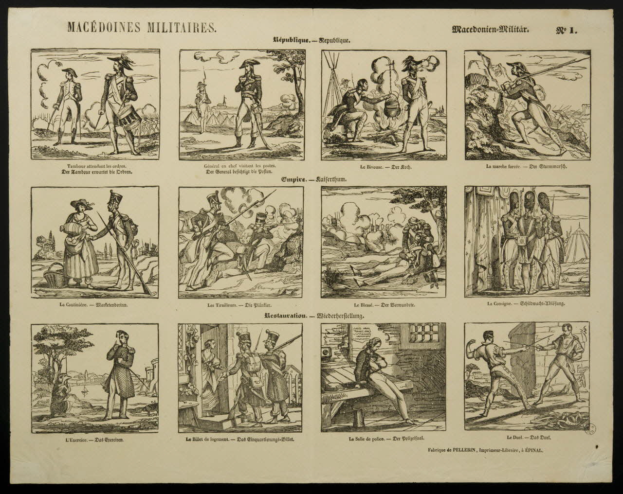 estampe MACEDOINES MILITAIRES. 1953.86.2815 Photo