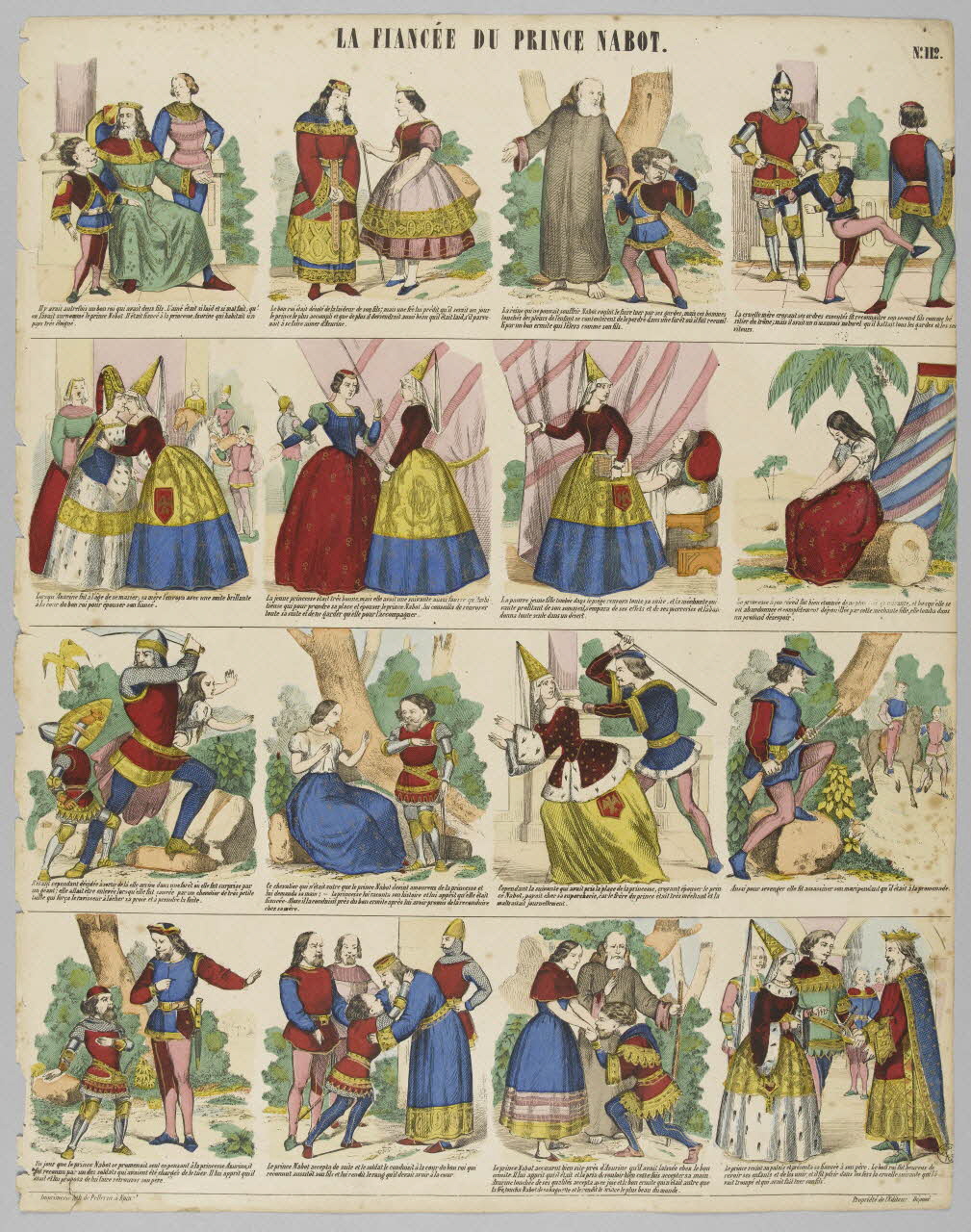 estampe LA FIANCEE DU PRINCE NABOT. 1953.86.3692 Photo RMN-Grand Palais (Mucem)