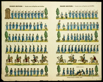 Charles Nicolas Gangel estampe GALERIE MILITAIRE. Grande revue de Napoléon aux Invalides Lorraine, France 1852-1858 1953.86.2831  Photo