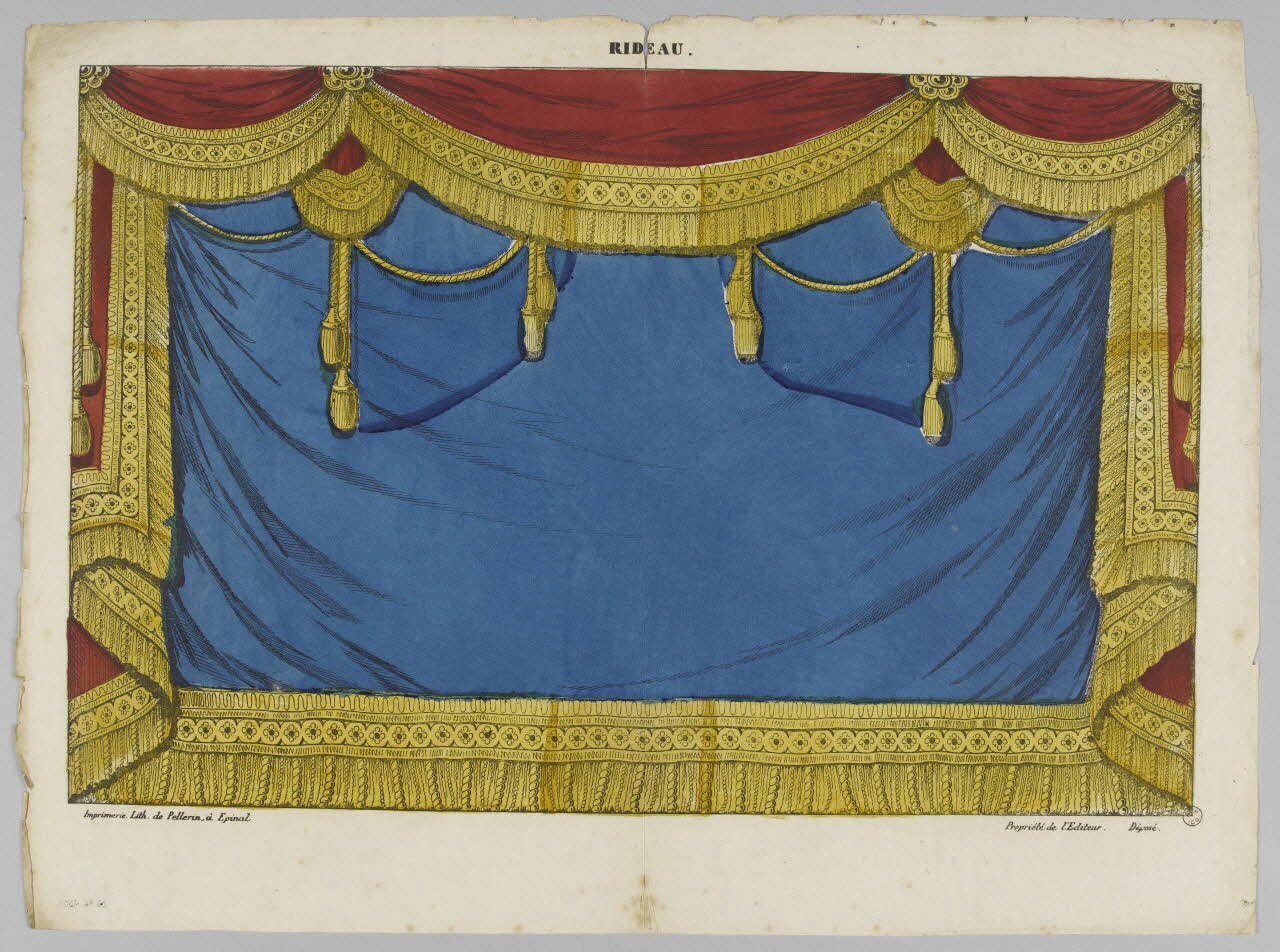 estampe RIDEAU. 1953.86.4500 Photo RMN-Grand Palais (Mucem)