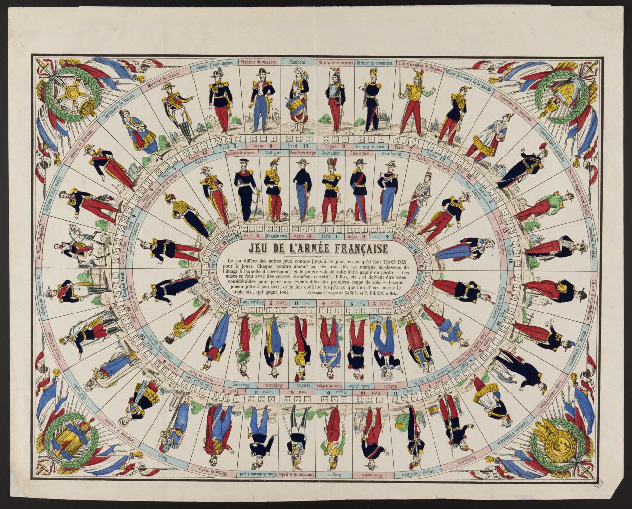 estampe JEU DE L'ARMEE FRANCAISE. 1953.86.2861 Photo