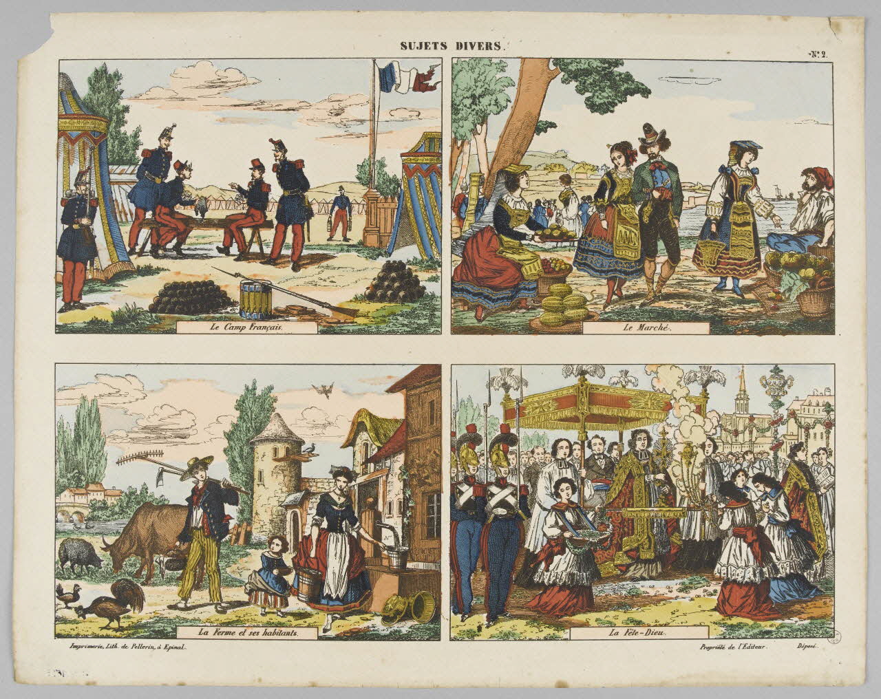 estampe SUJETS DIVERS. 1953.86.4755 Photo RMN-Grand Palais (Mucem)