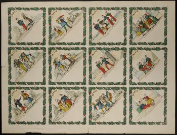 estampe Planche de vignette militaire 1953.86.2871 Photo