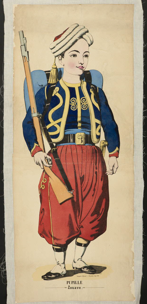 Pellerin affiche PUPILLE  Zouave. 1888-1890 1953.86.2881 Photo