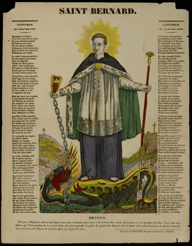 estampe SAINT BERNARD. 1953.86.289 Photo
