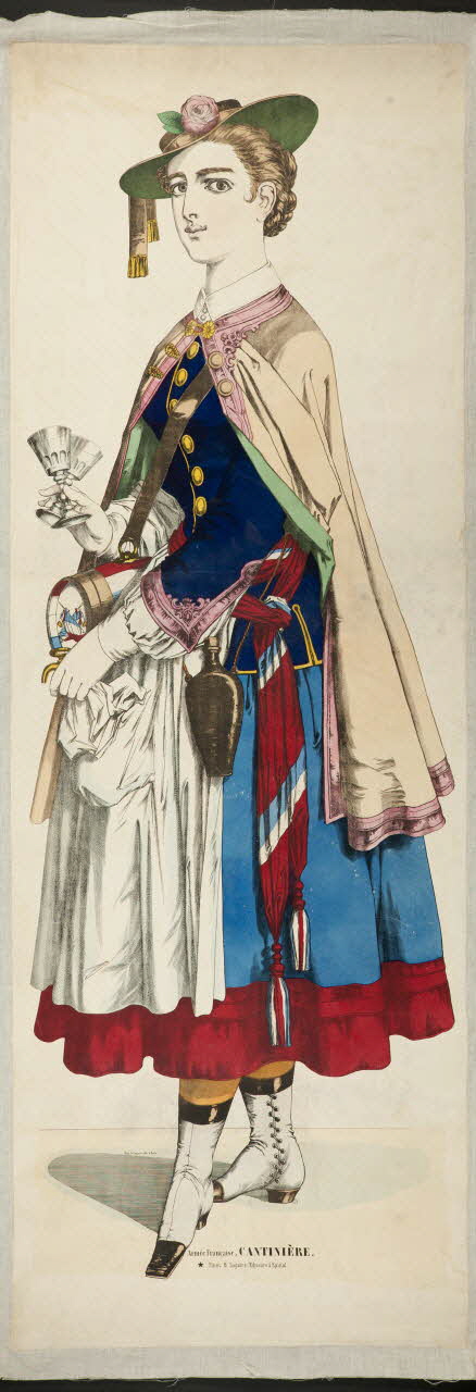François-Charles Pinot ; Sagaire affiche Armée Française, CANTINIÈRE. Lorraine, France 1860-1870 1953.86.2890 Photo
