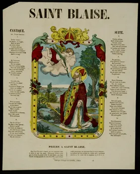 Charles Nicolas Gangel estampe SAINT BLAISE. Metz 1852-1858 1953.86.291 Photo