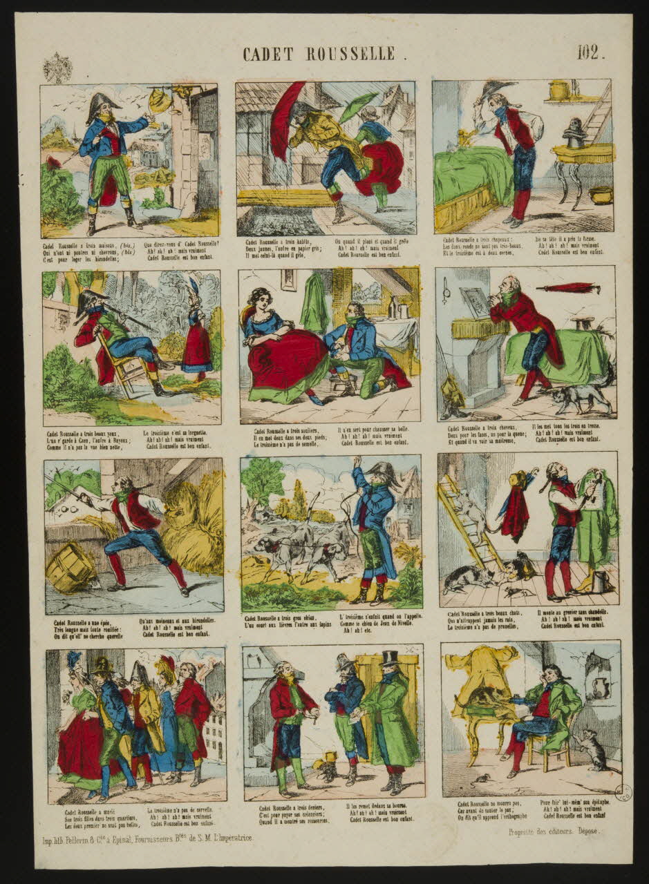 estampe CADET ROUSSELLE. 1953.86.2960 Photo