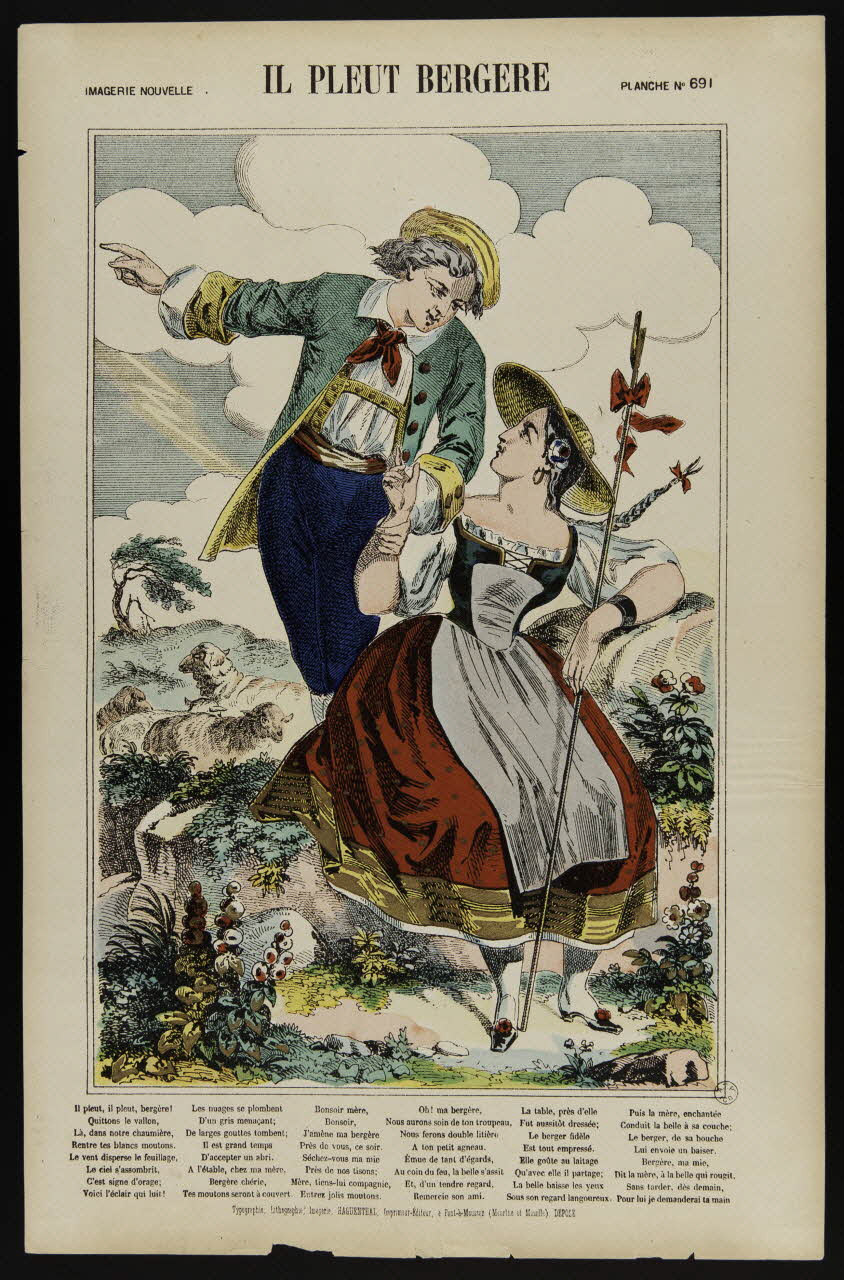 estampe IL PLEUT BERGERE 1953.86.2986 Photo
