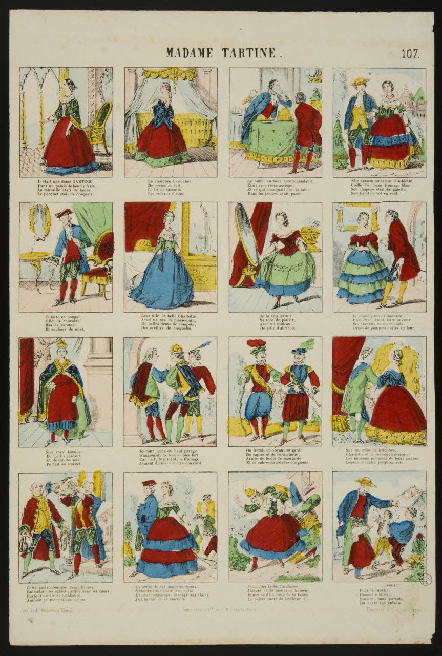 estampe MADAME TARTINE. 1953.86.3038 Photo