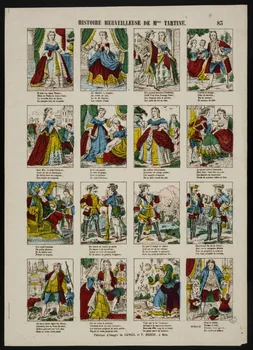 Gangel et Didion estampe HISTOIRE MERVEILLEUSE DE Mme TARTINE. Metz 1858-1868 1953.86.3042  Photo