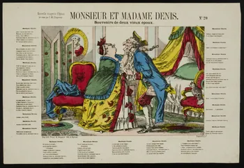 estampe MONSIEUR ET MADAME DENIS. 1953.86.3069 Photo