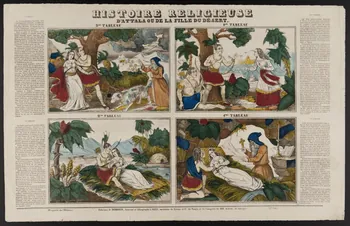 Adrien N. Dembour estampe HISTOIRE RELIGIEUSE  D'ATTALA OU DE LA FILLE DU DESERT. Metz 1835-1840 1953.86.3096 Photo