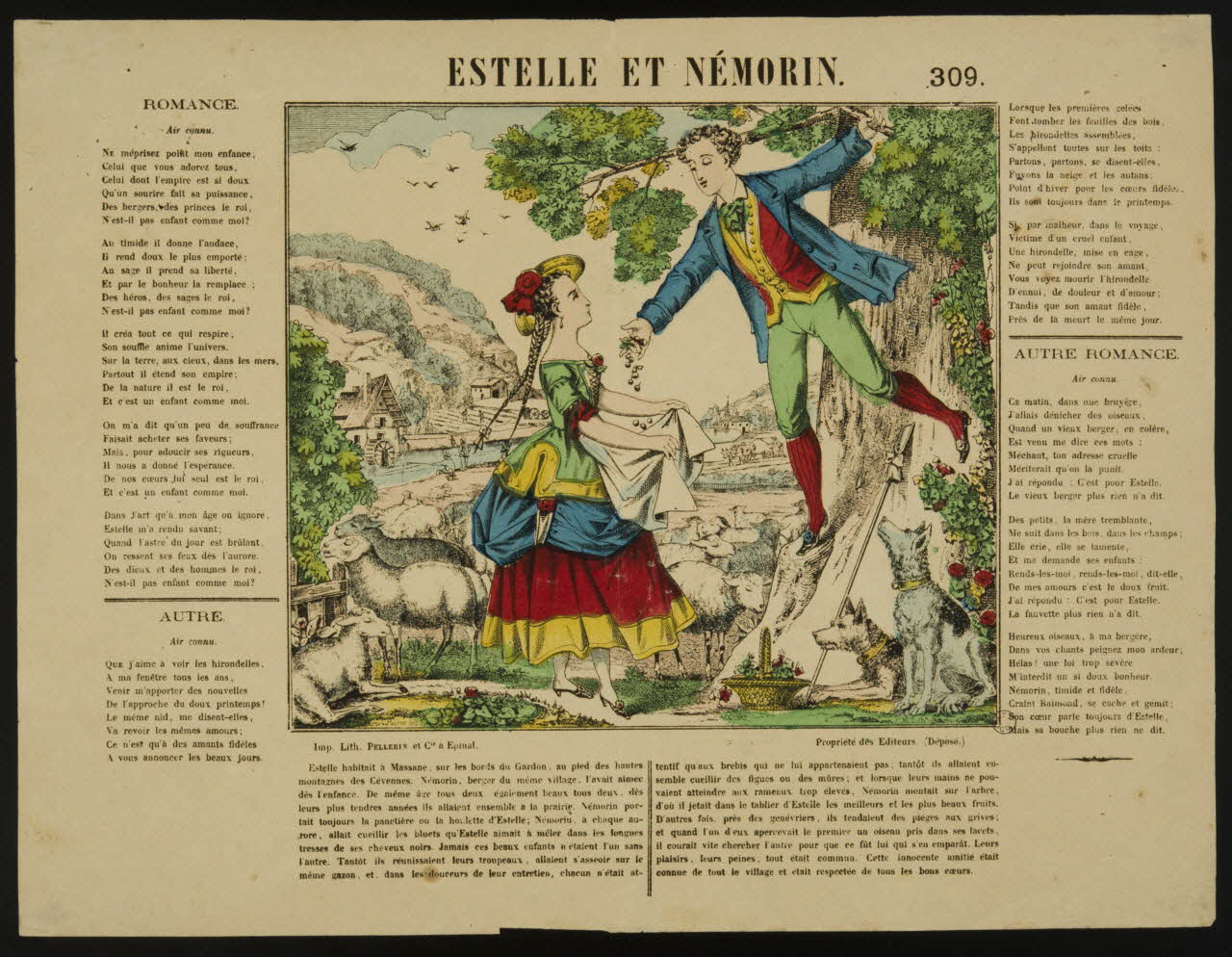 estampe ESTELLE ET NEMORIN. 1953.86.3108 Photo