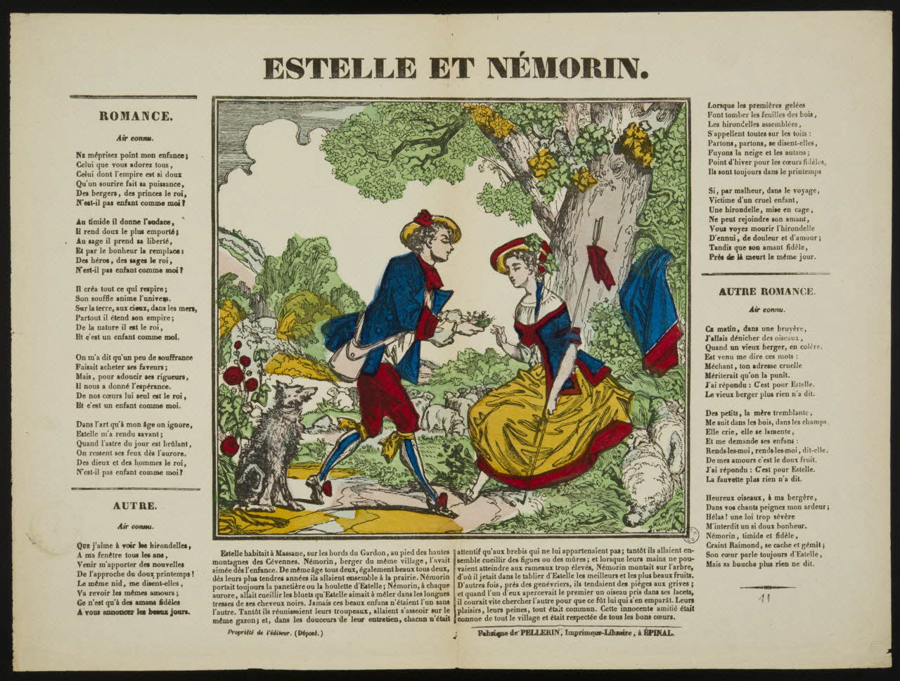 estampe ESTELLE ET NEMORIN. 1953.86.3110 Photo