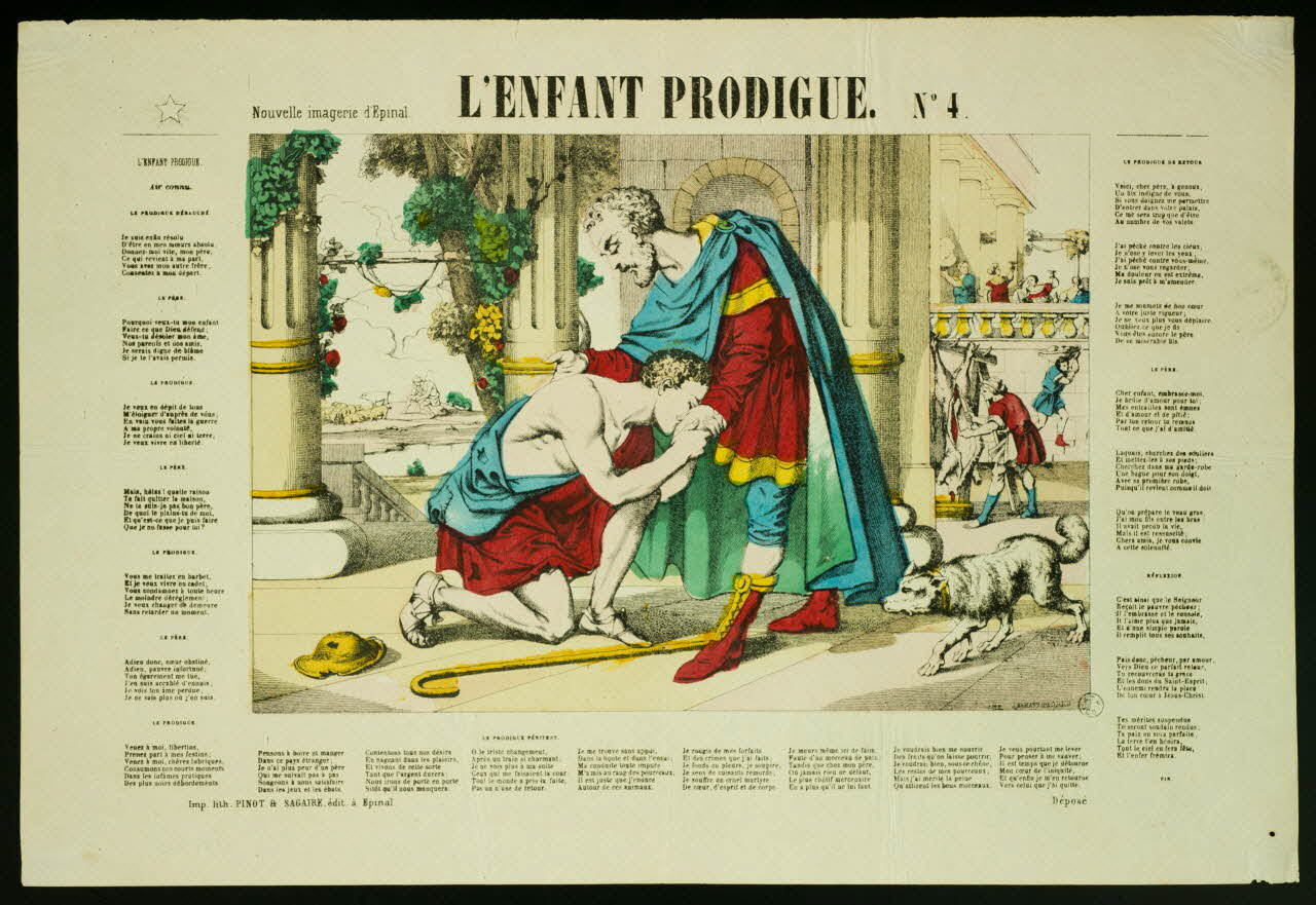 estampe L'ENFANT PRODIGUE. 1953.86.3163 Photo
