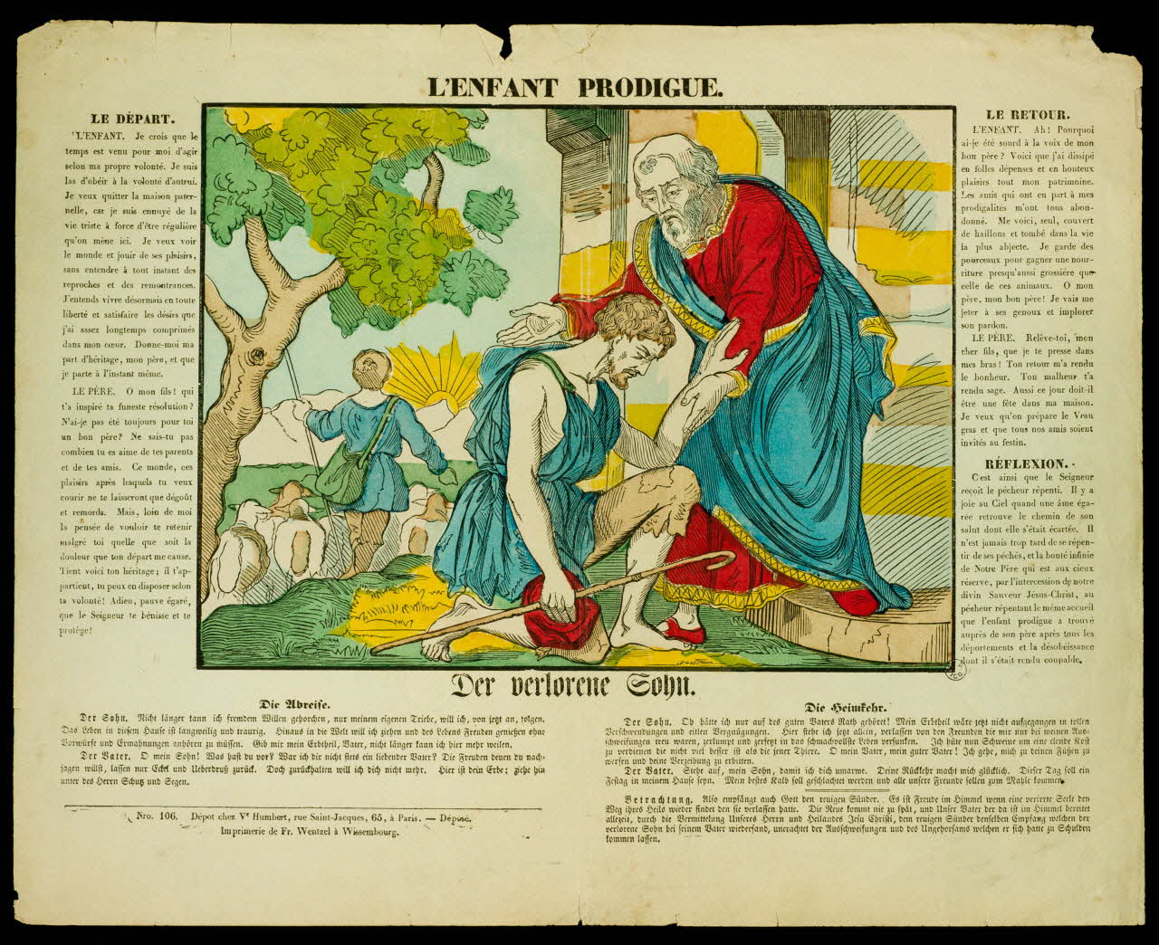 estampe L'ENFANT PRODIGUE. 1953.86.3166 Photo