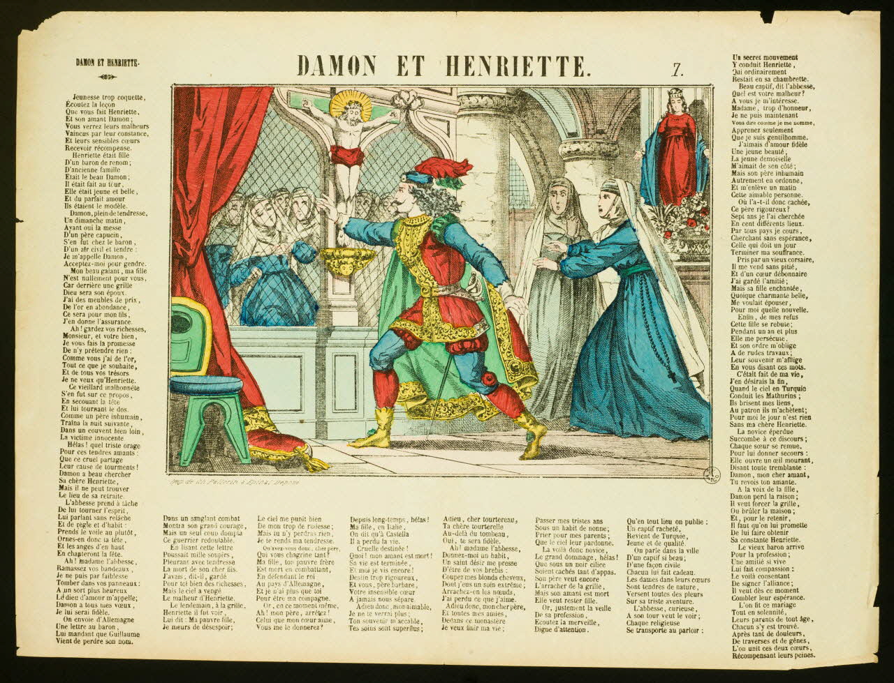 estampe DAMON ET HENRIETTE. 1953.86.3175 Photo