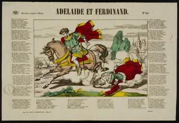 estampe ADELAIDE ET FERDINAND. 1953.86.3189 Photo