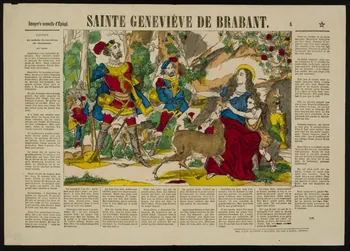 estampe SAINTE GENEVIEVE DE BRABANT. 1953.86.3196 Photo