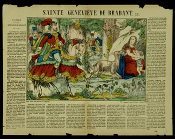 estampe SAINTE GENEVIEVE DE BRABANT. 1953.86.3199 Photo