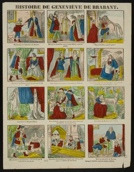 estampe HISTOIRE DE GENEVIEVE DE BRABANT. 1953.86.3200 Photo