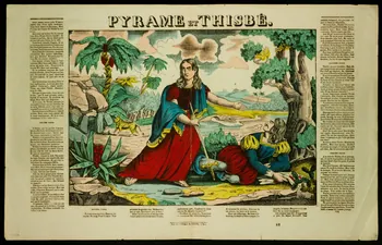 Charles Nicolas Gangel estampe PYRAME ET THISBE. Metz 1852-1858 1953.86.3209  Photo