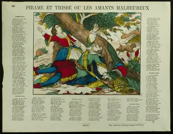 estampe PIRAME ET THISBE OU LES AMANTS MALHEUREUX 1953.86.3215  Photo