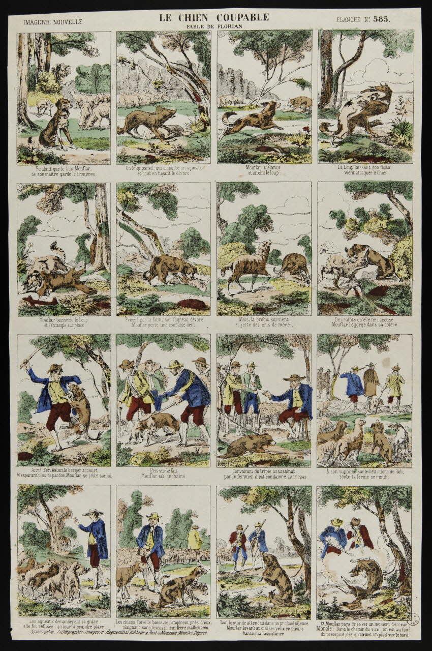 estampe LE CHIEN COUPABLE 1953.86.3264 Photo