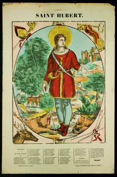 estampe SAINT HUBERT. 1953.86.330 Photo