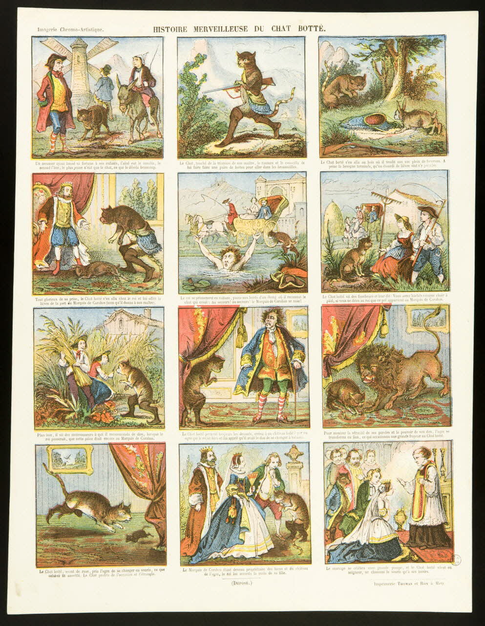 estampe HISTOIRE MERVEILLEUSE DU CHAT BOTTE. 1953.86.3322 Photo