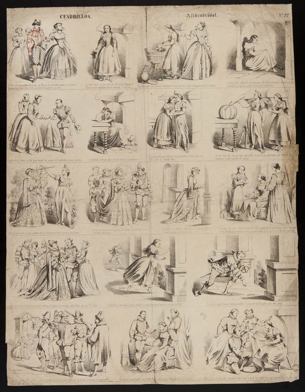 estampe CENDRILLON. 1953.86.3336 Photo