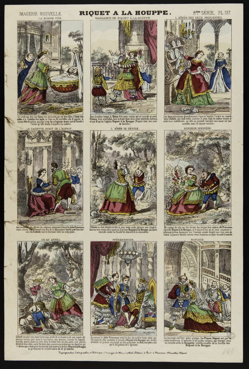 estampe RIQUET A LA HOUPPE. 1953.86.3353 Photo