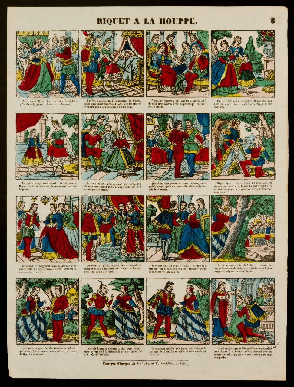 estampe RIQUET A LA HOUPPE. 1953.86.3355 Photo