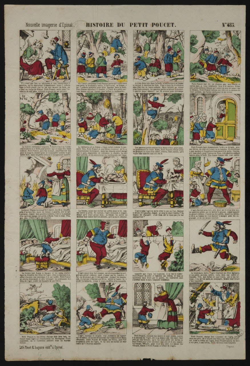 estampe HISTOIRE DU PETIT POUCET. 1953.86.3368 Photo