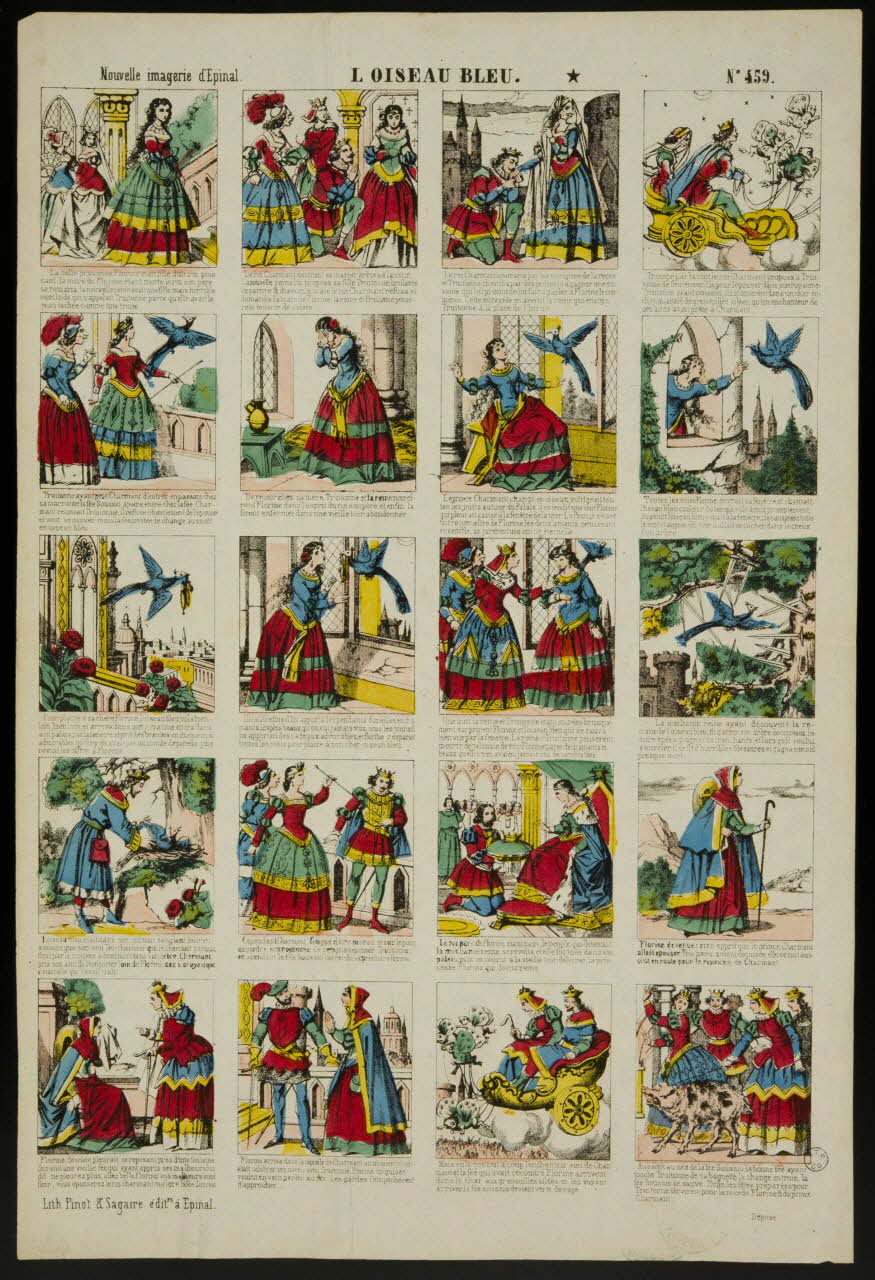 estampe L'OISEAU BLEU. 1953.86.3403 Photo