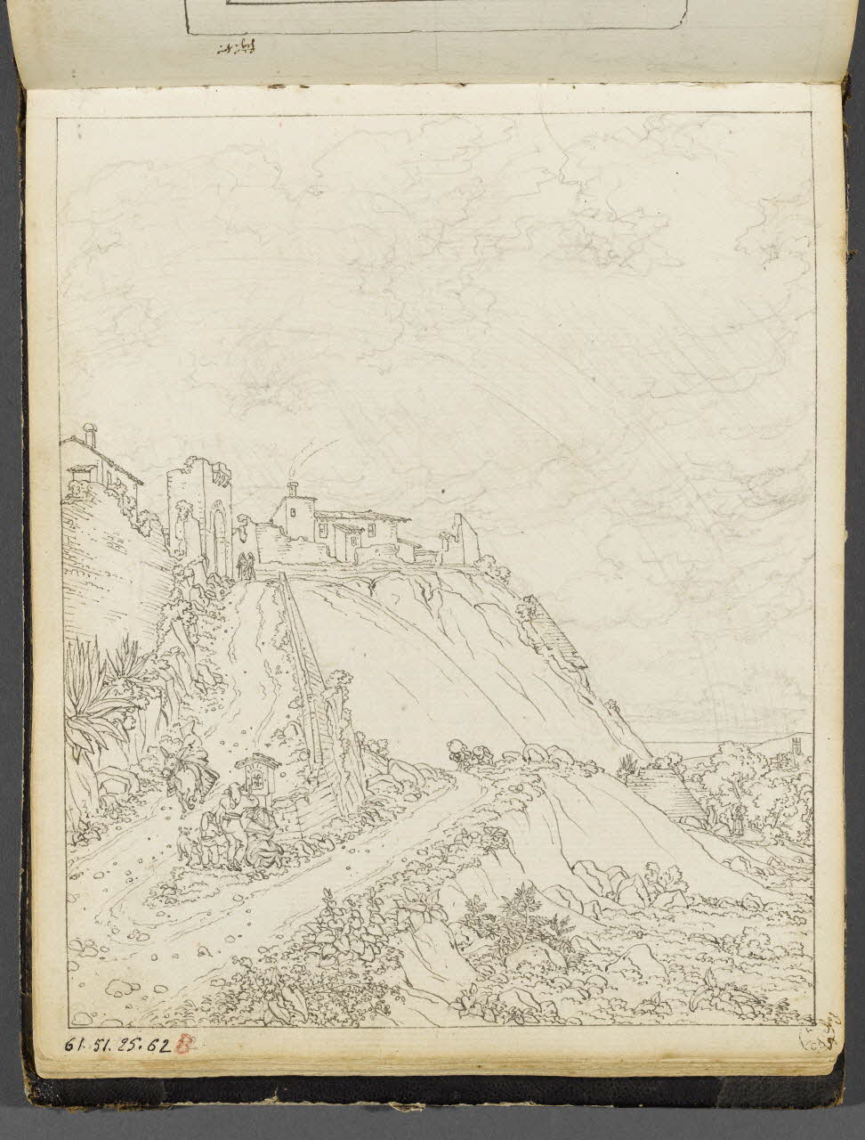 Charles Stanislas Léveillé album Paysage des Pyrénées-Orientales 1820 1961.51.25.62 Photo RMN-Grand Palais (Mucem)