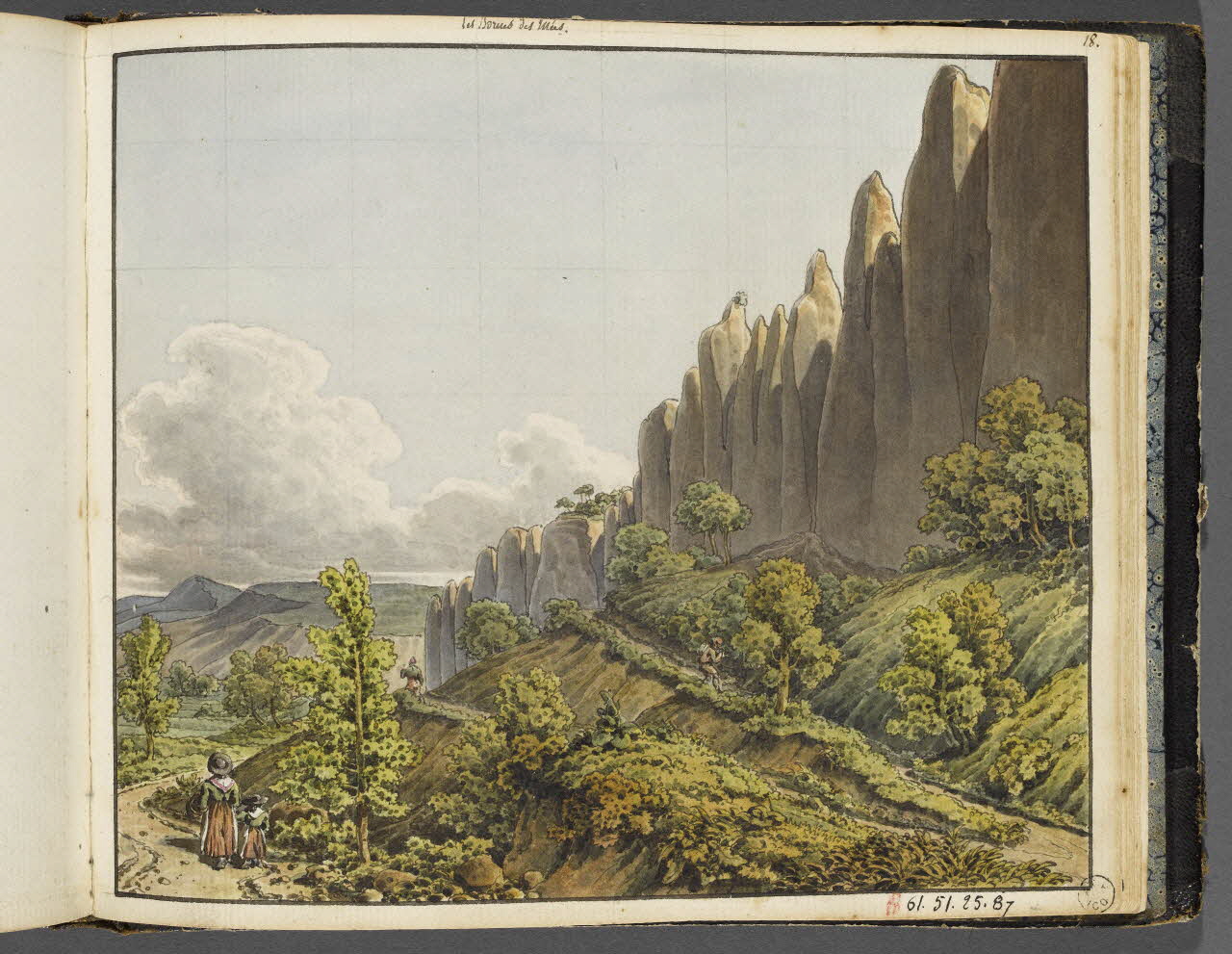 Charles Stanislas Léveillé album Les bornes des Mées. 1820 1961.51.25.87 Photo RMN-Grand Palais (Mucem)