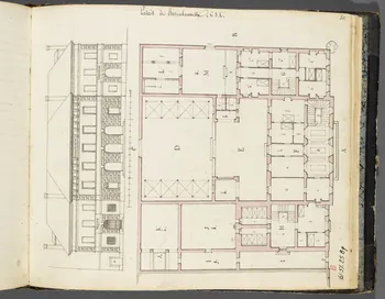 Charles Stanislas Léveillé album Palais de Barcelonnette. C. S. I. 1820 1961.51.25.89 Photo RMN-Grand Palais (Mucem)