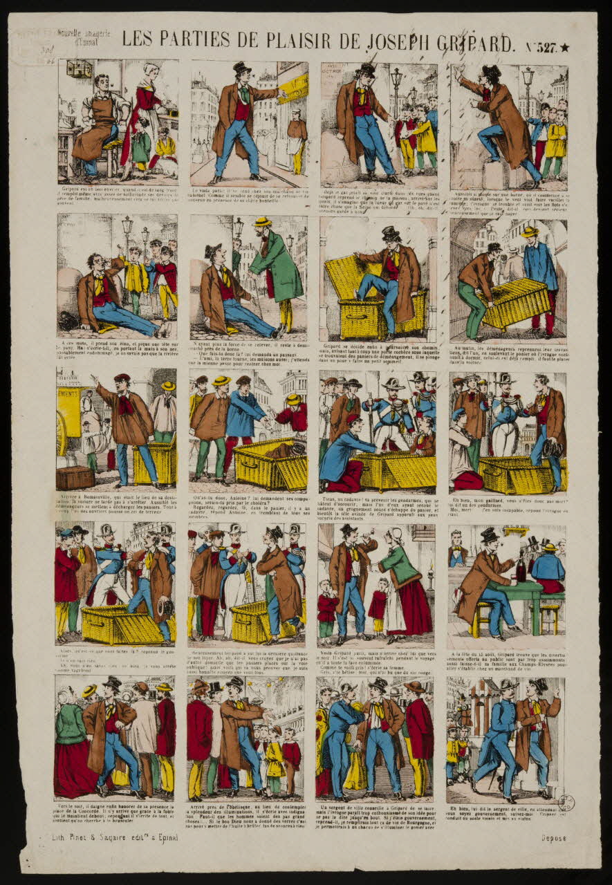 estampe LES PARTIES DE PLAISIR DE JOSEPH GRIPARD. 1953.86.3550 Photo