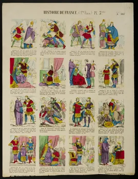 à compartiments (4x4) HISTOIRE DE FRANCE. (1er. Race.) Pl. 3me. 1953.86.3603 Photo