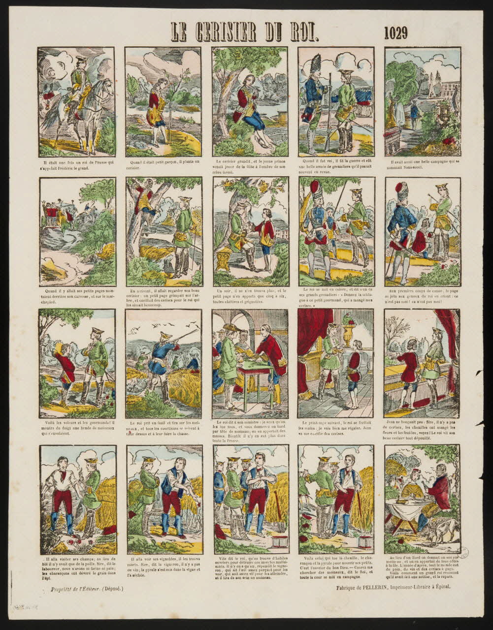 estampe LE CERISIER DU ROI. 1953.86.3660 Photo