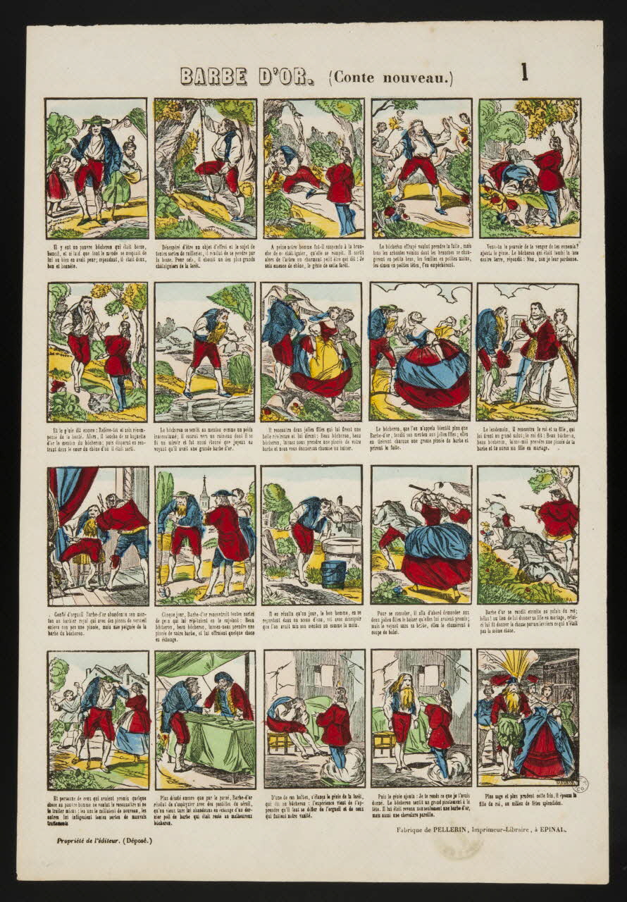 estampe BARBE D'OR. (Conte nouveau.) 1953.86.3700 Photo