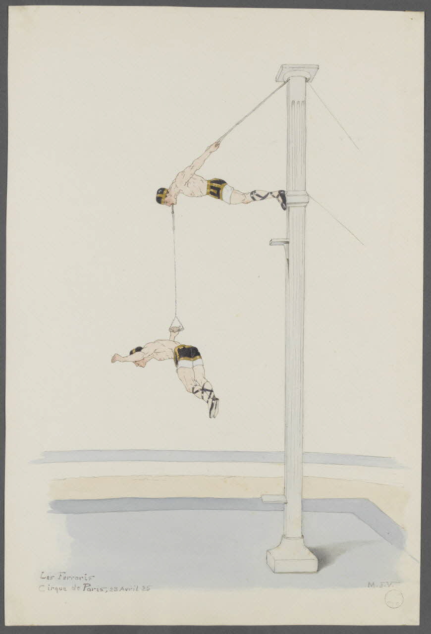 Marthe Vesque ; Juliette Vesque album Numéro de cirque : Les Ferraris 1925 1968.102.127 Photo RMN-Grand Palais (Mucem)