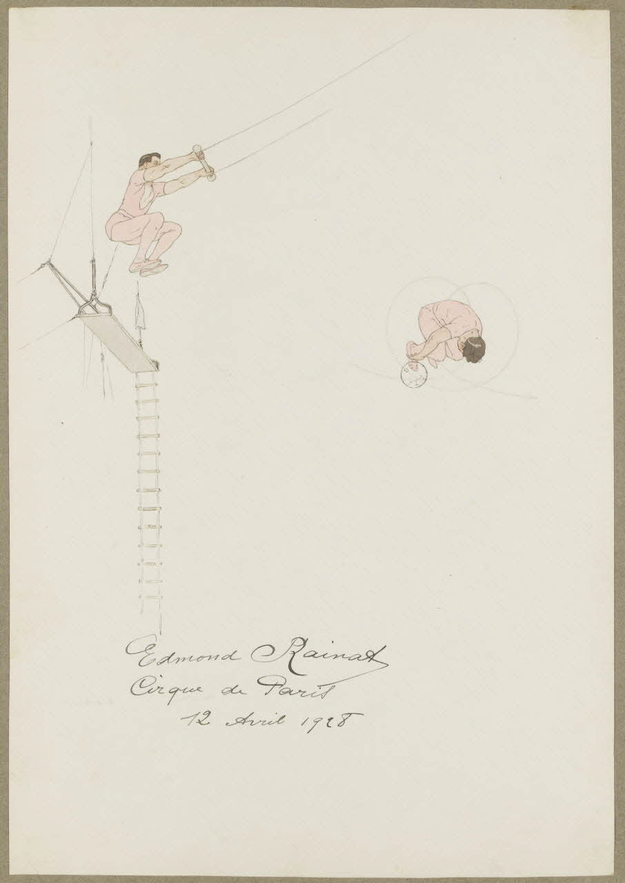 Marthe Vesque ; Juliette Vesque album Numéro de cirque : Edmond Rainat 1928 1968.102.131 Photo RMN-Grand Palais (Mucem)