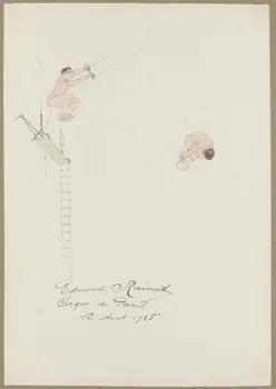 Marthe Vesque ; Juliette Vesque album Numéro de cirque : Edmond Rainat 1928 1968.102.131 Photo RMN-Grand Palais (Mucem)