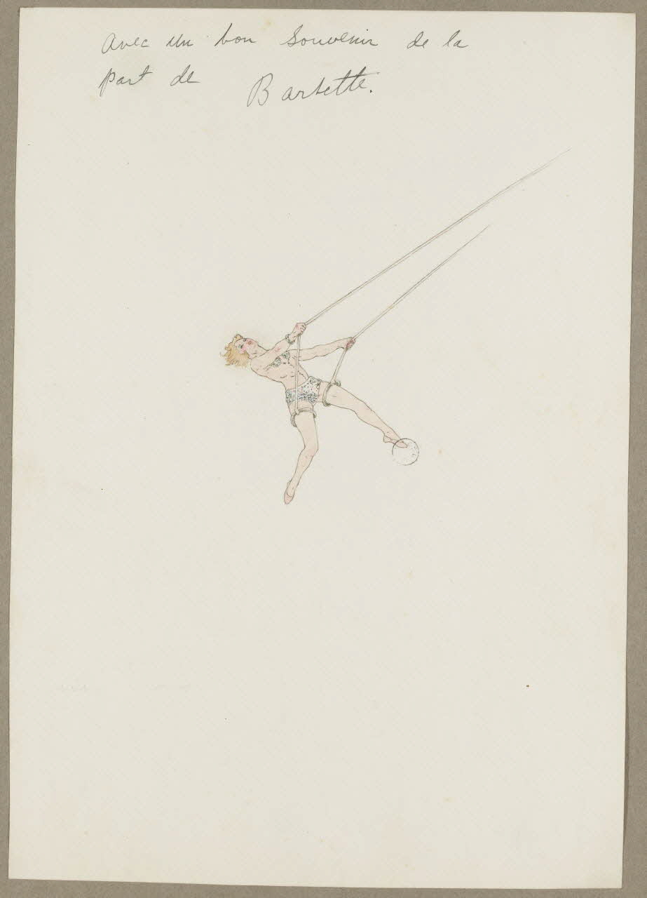 album Numéro de cirque : Barbette 1968.102.146 Photo RMN-Grand Palais (Mucem)