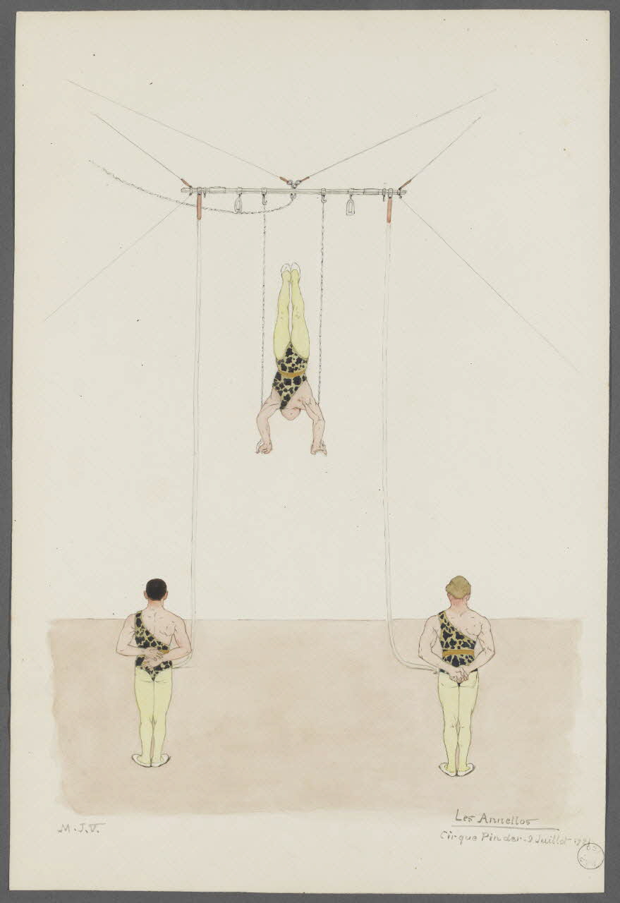 Marthe Vesque ; Juliette Vesque album Numéro de cirque : Les Annellos 1921 1968.102.154 Photo RMN-Grand Palais (Mucem)