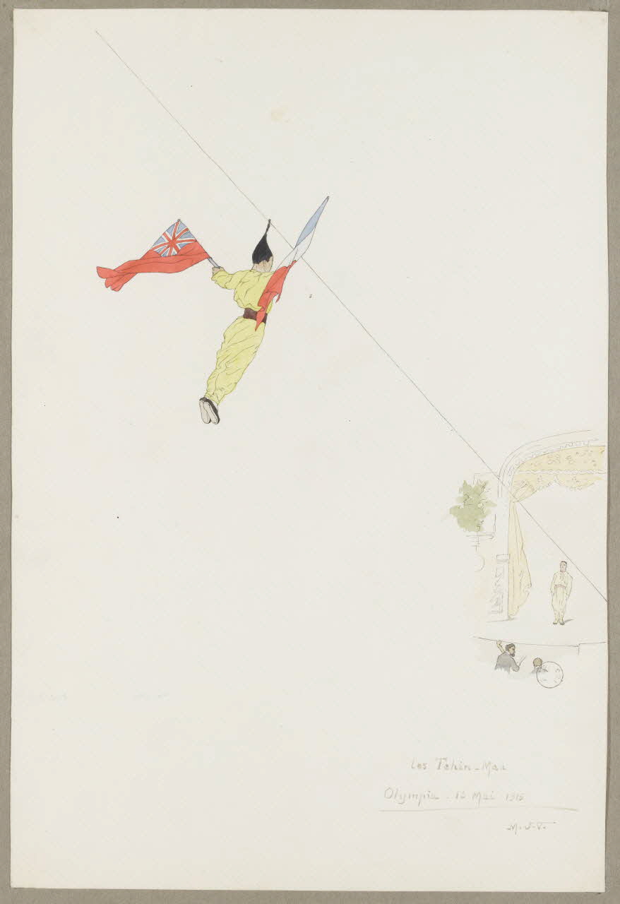 Marthe Vesque ; Juliette Vesque album Numéro de cirque : Les Tchin-Maa 1915 1968.102.163 Photo RMN-Grand Palais (Mucem)