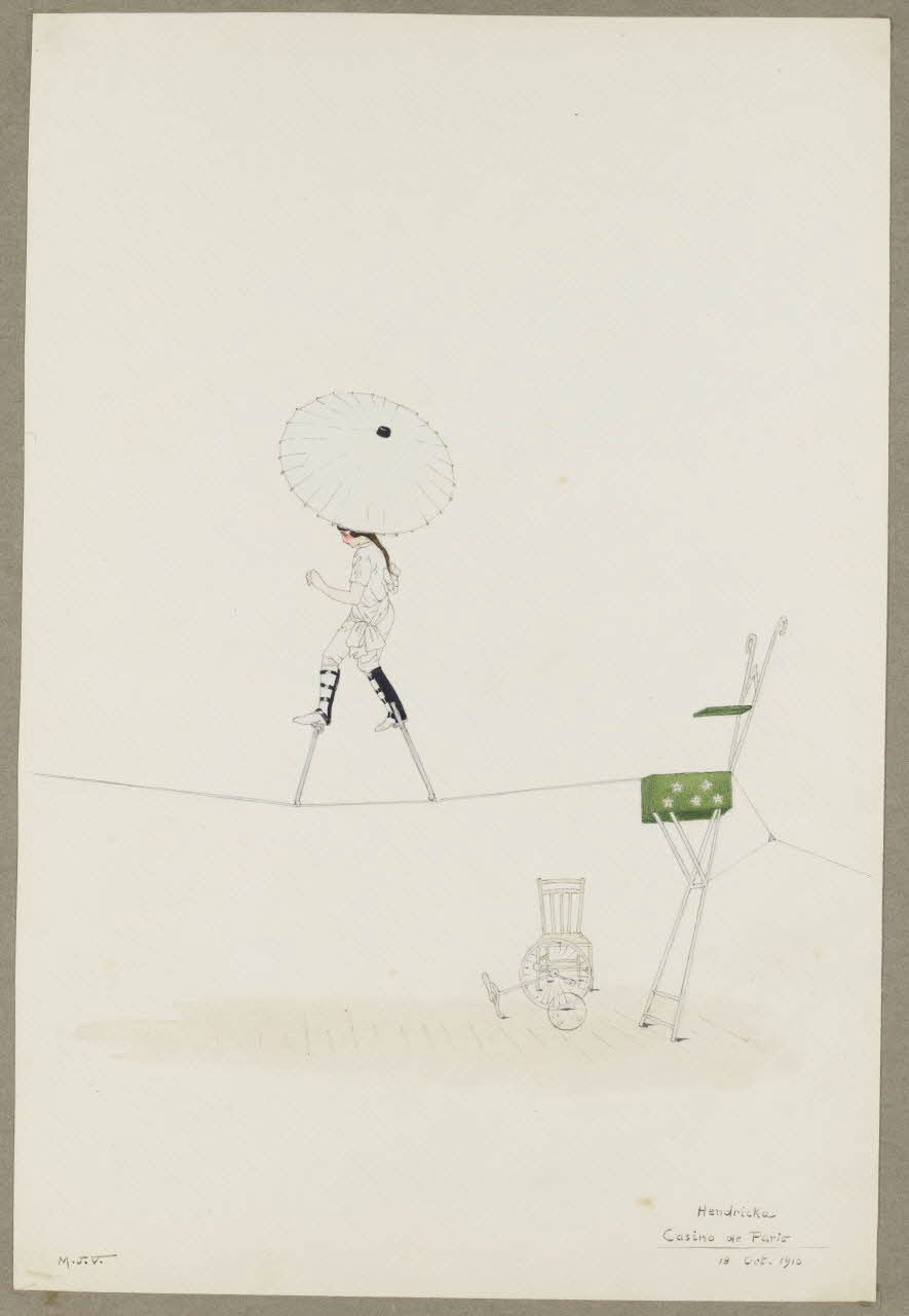 Marthe Vesque ; Juliette Vesque album Numéro de cirque : Hendricka 1916 1968.102.184 Photo RMN-Grand Palais (Mucem)